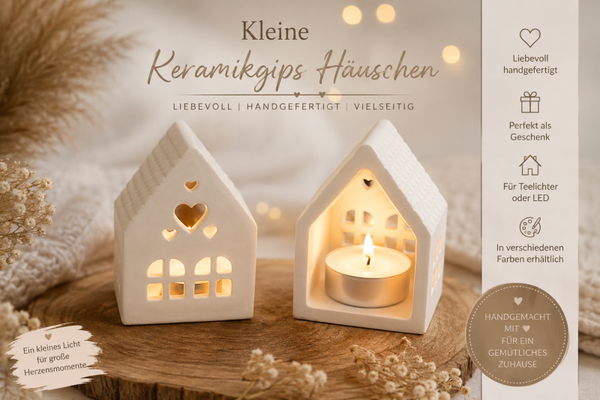 Häuschen mit Teelicht