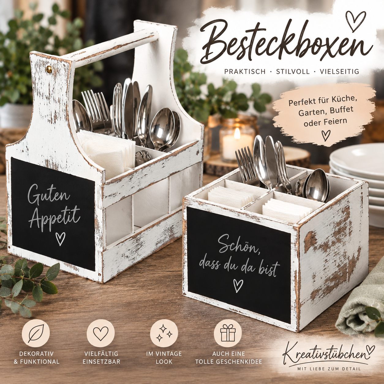 Besteckbox Vintige