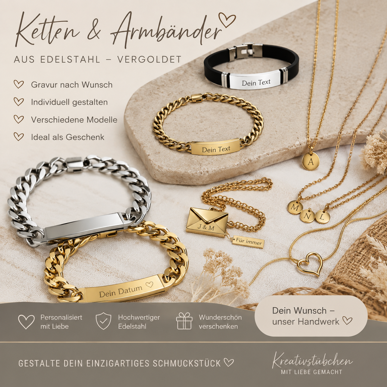 Verschiedene Armbänder Sortiment 2
