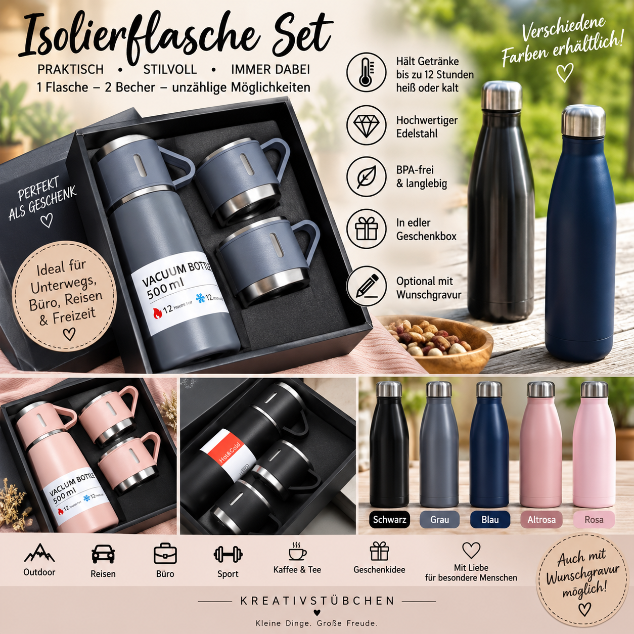 THERMOSKANNE Set mit
