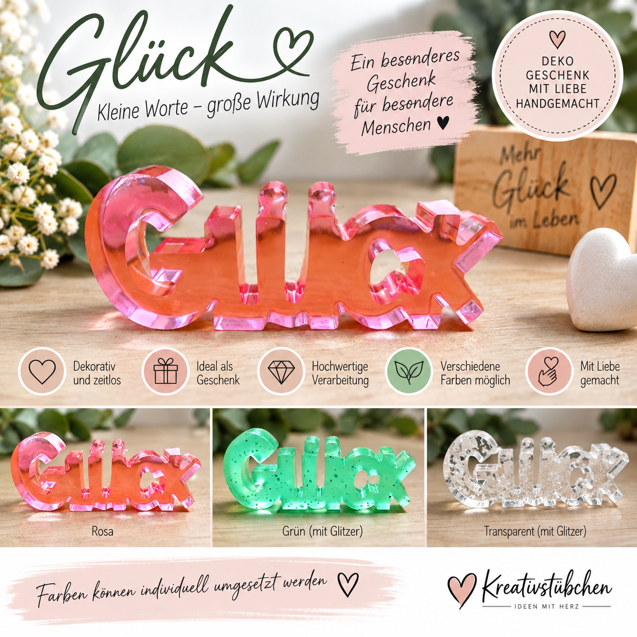 Glück Aufsteller