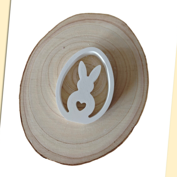 Aufsteller Hase im Ring