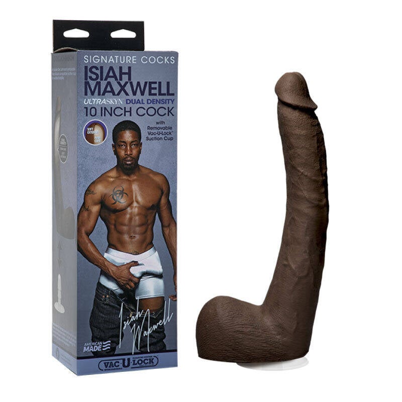 Isaiah Maxwell signature dick mold 10 inch sex toy