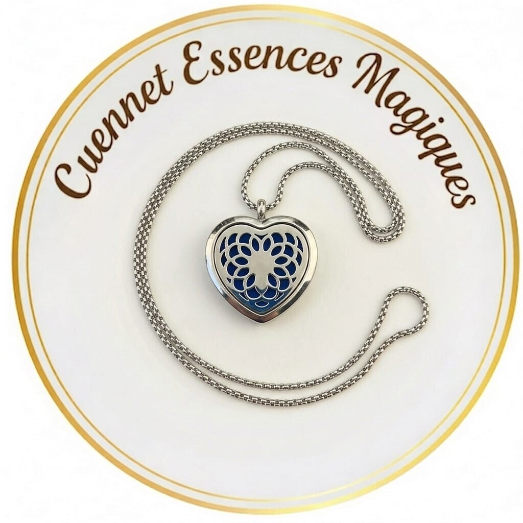 Collier à Fragrance Rosace Florale
