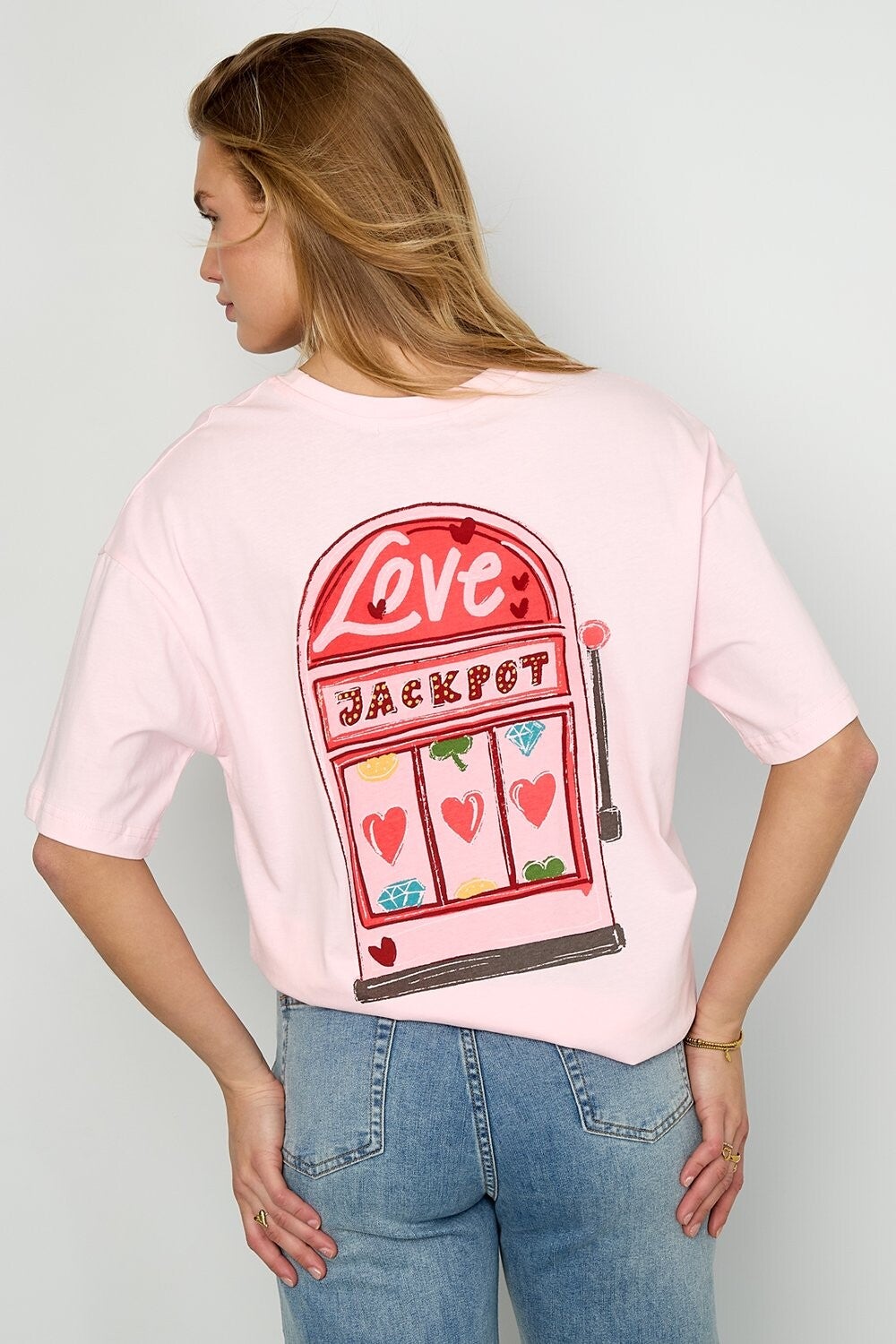 T-shirt “Love Jackpot” print