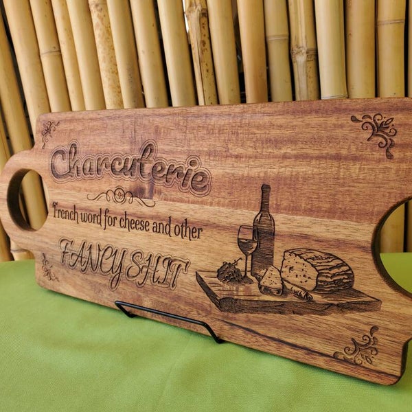 Charcuterie/French word for cheese etc.