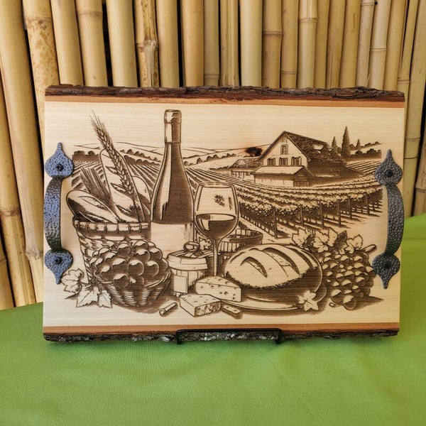 Wine Vineyard Serving Tray