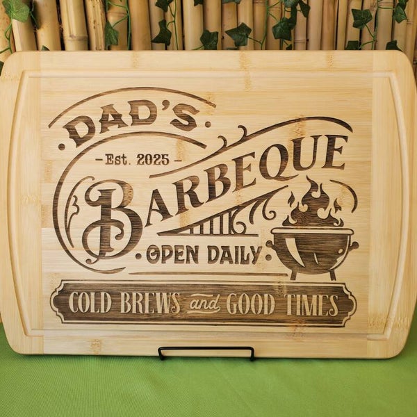 DAD'S BARBEQUE Serving Board