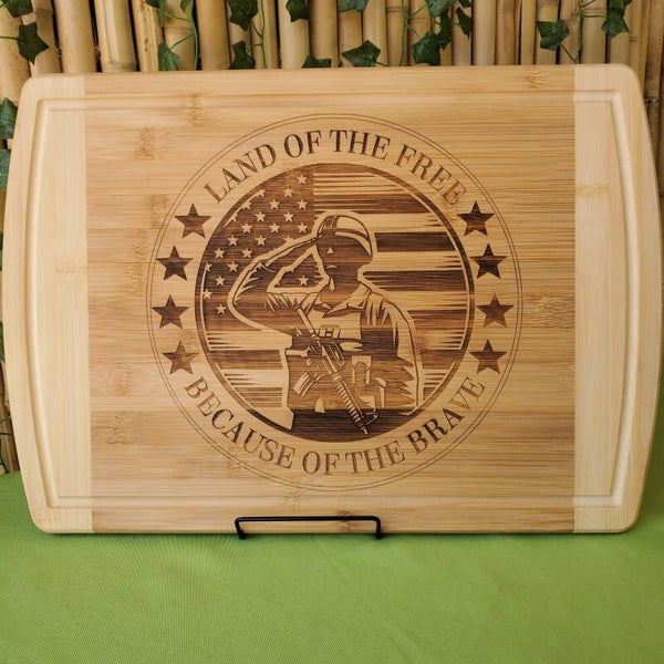 LAND OF THE FREE BBQ Serving Board
