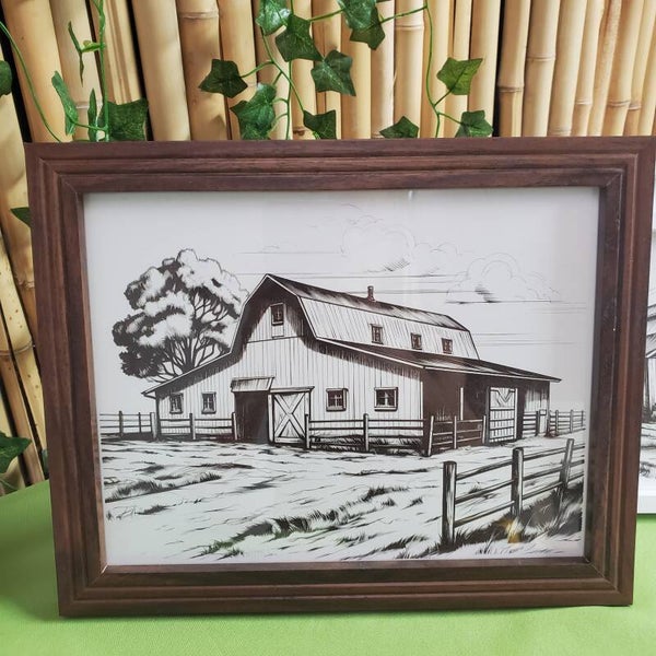 Rustic barn 8x10 picture