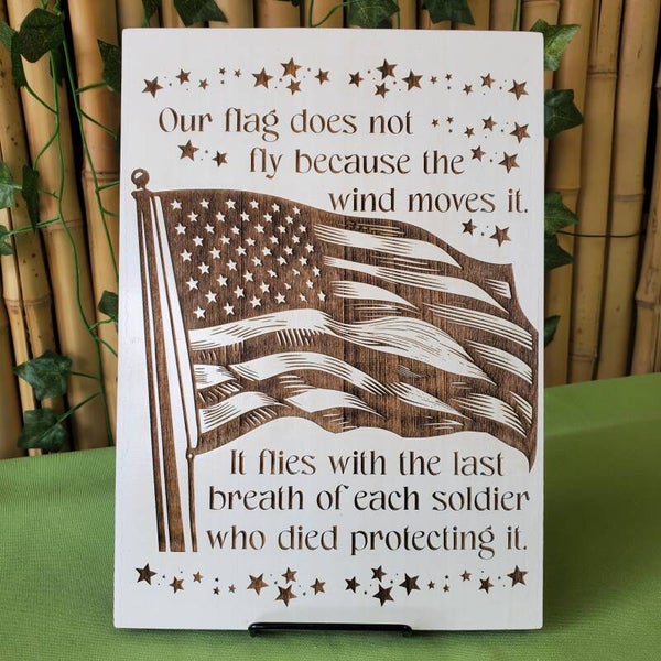 Our flag does not fly