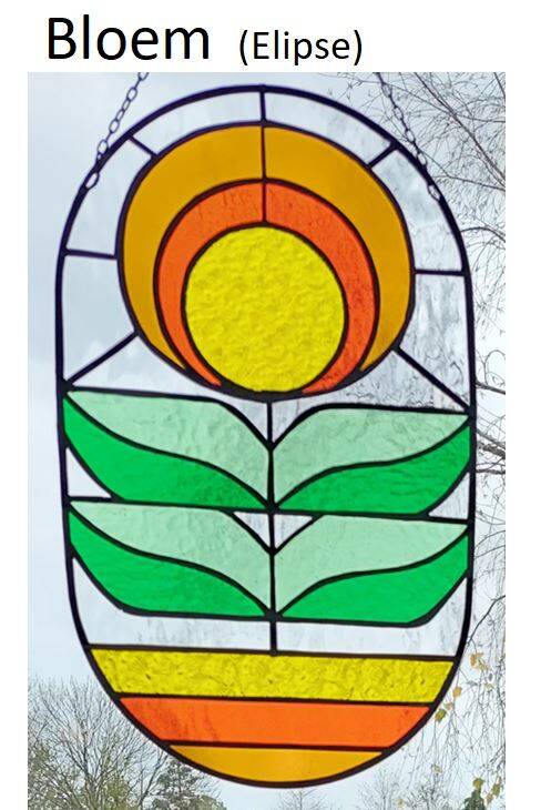 divers glas in lood tiffany