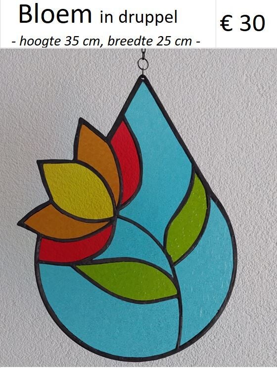 raamhanger glas in lood tiffany