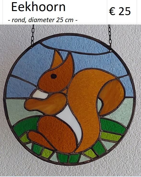 raamhanger glas in lood tiffany