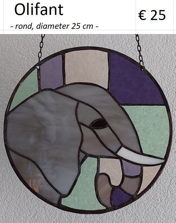 raamhanger glas in lood tiffany