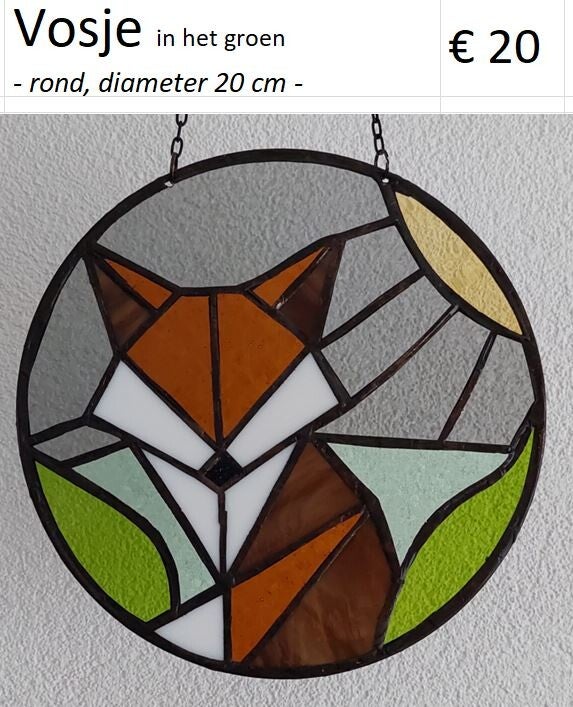 raamhanger glas in lood tiffany