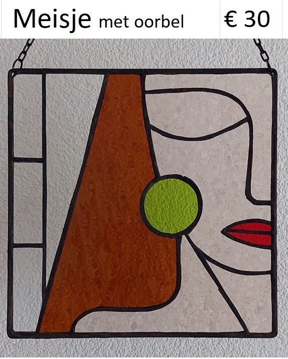 raamhanger glas in lood tiffany