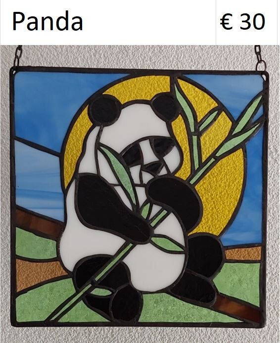 raamhanger glas in lood tiffany