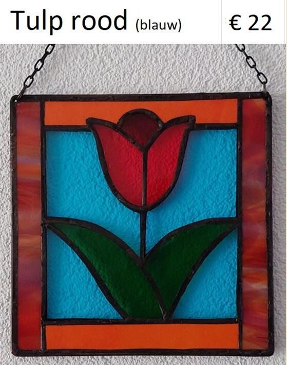 raamhanger glas in lood tiffany