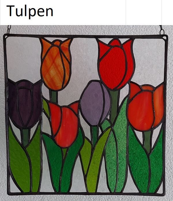 raamhanger glas in lood tiffany