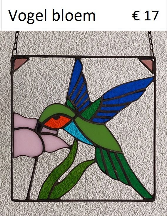 raamhanger glas in lood tiffany