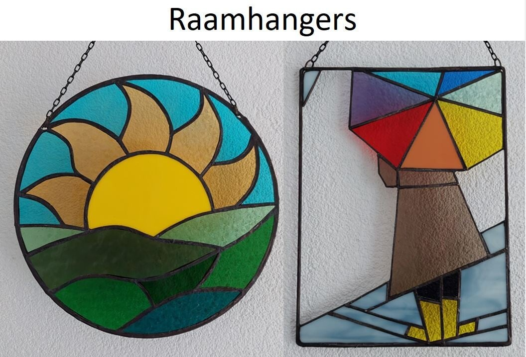 raamhanger glas in lood tiffany