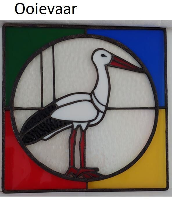 divers glas in lood tiffany