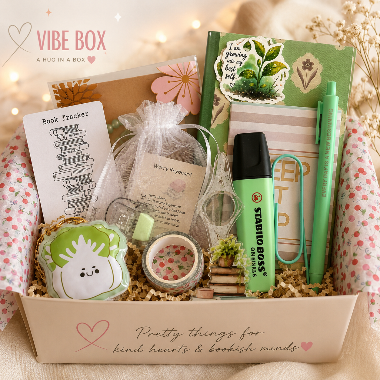 💚Green Bookish Vibe Box