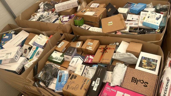 Pallet Amazon  elettrionica mix
