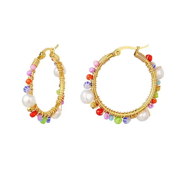 Colorful earrings