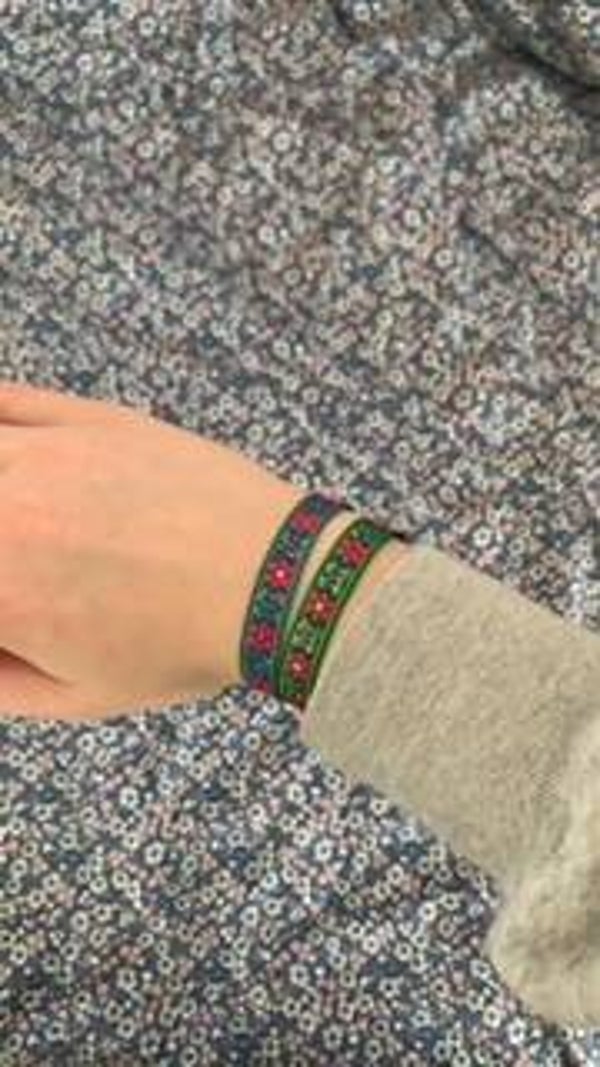 Flower ribbon Bracelet