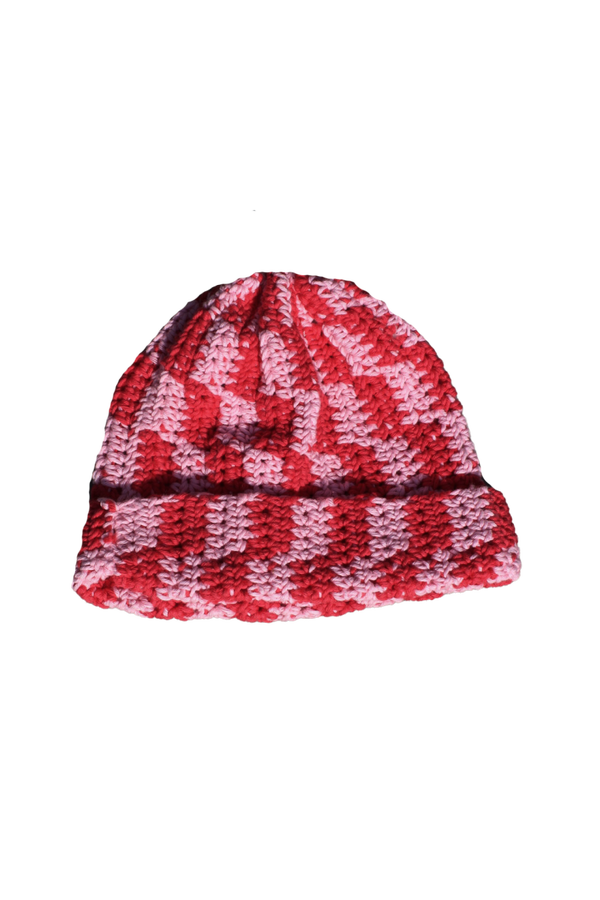 Checkered beanie