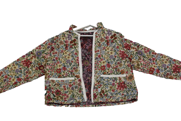 Flower curtain jacket