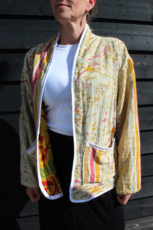 Reversible sari jacket 1