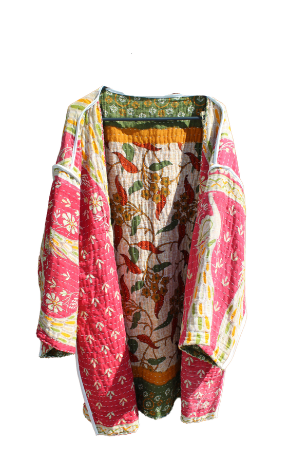 Reversible sari jacket