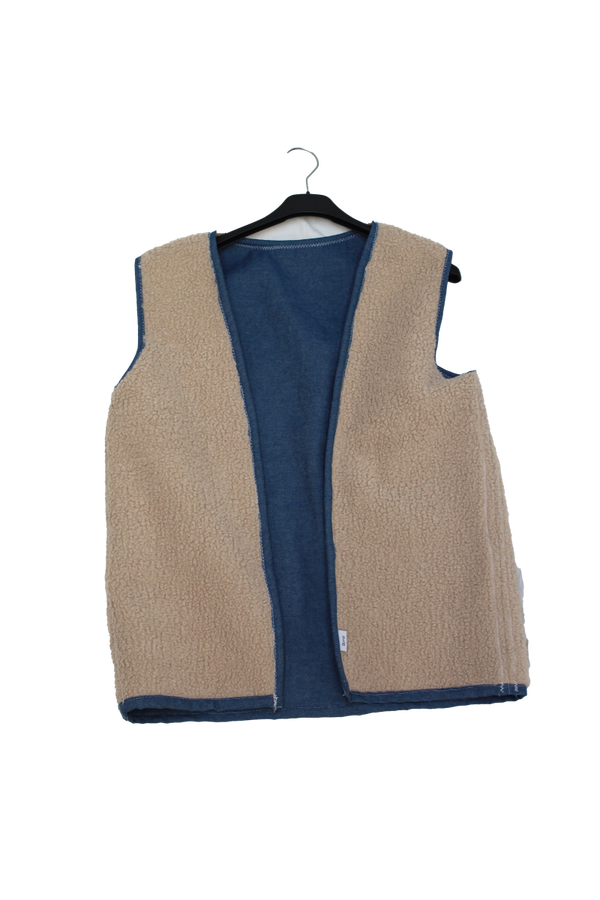 Teddy reversible vest