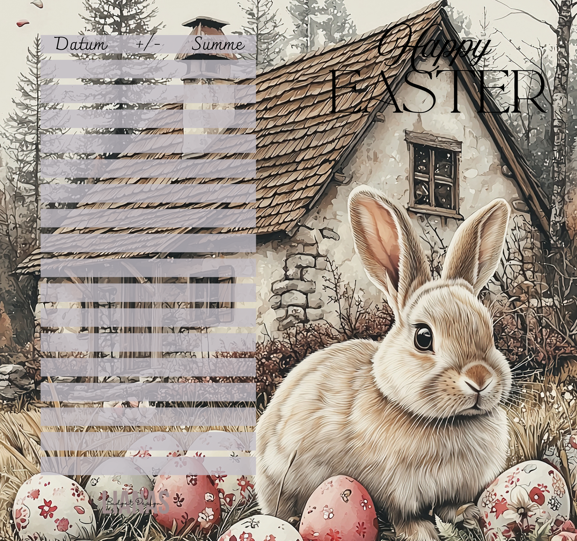 Happy Easter 2er Klappkarte