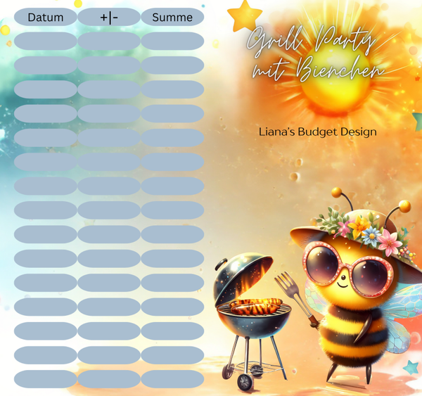 Grill Party mit Bienchen