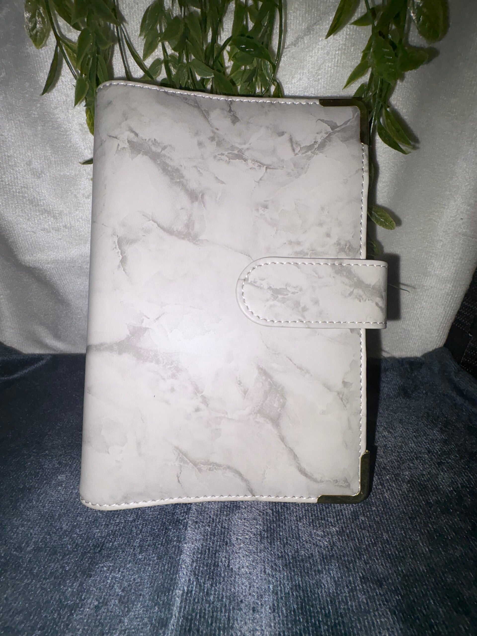 Binder A6 Marmor Motiv