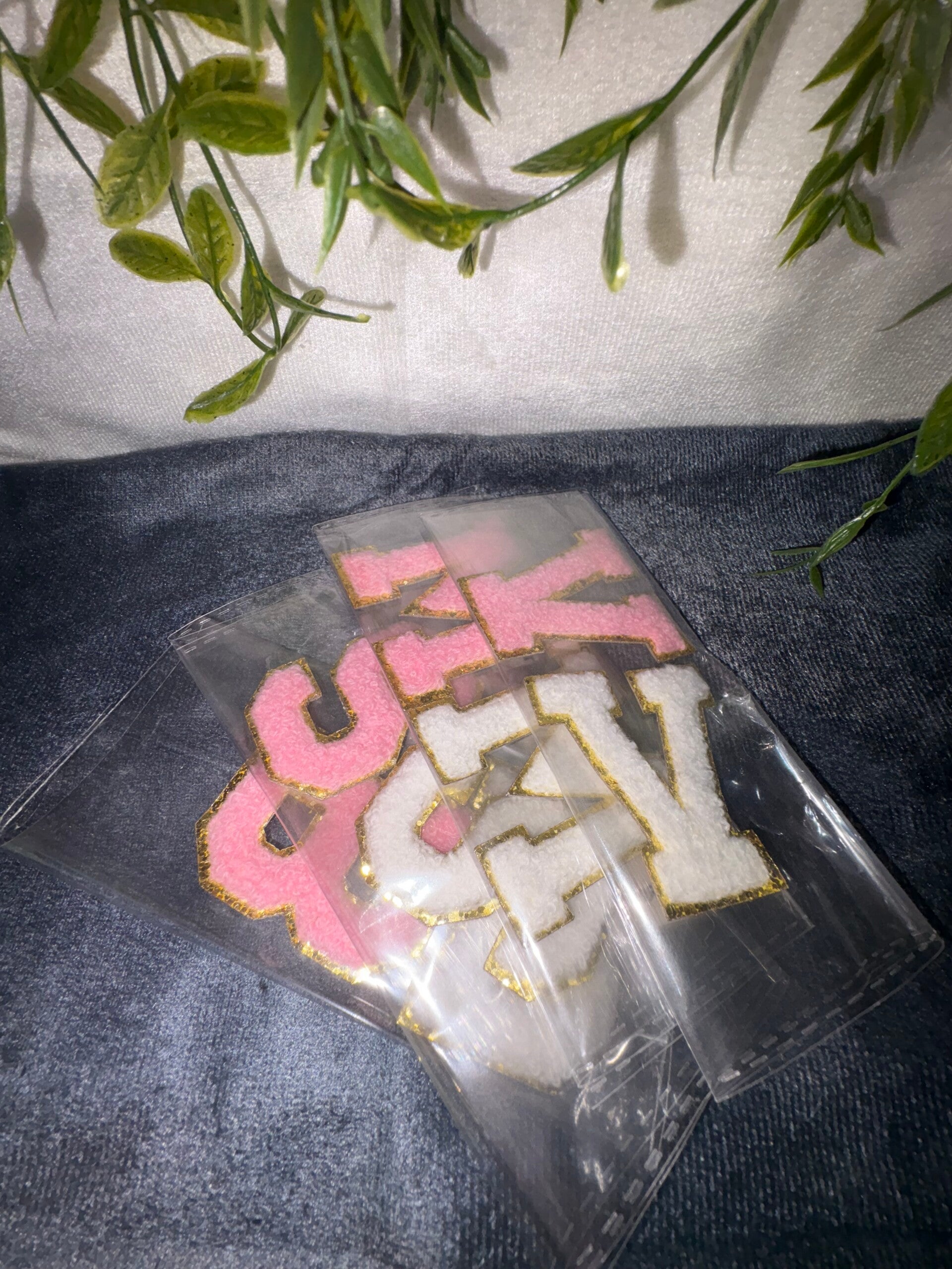 Buchstaben Aufkleber