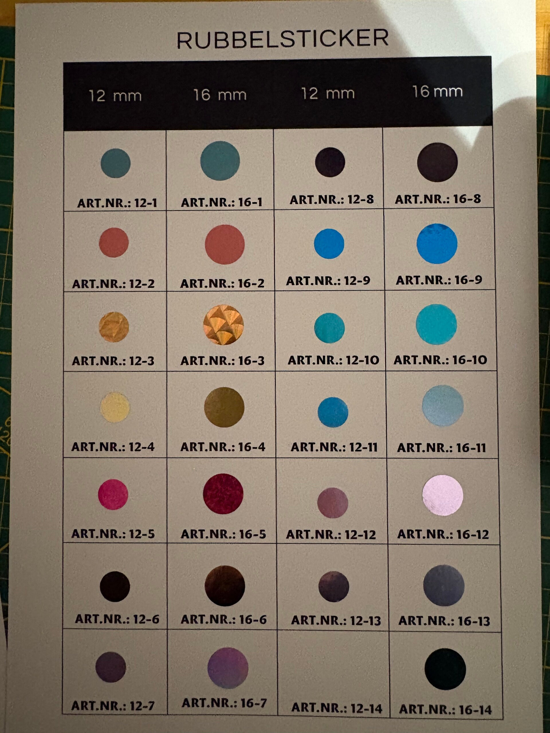 Rubbelsticker-Rollen