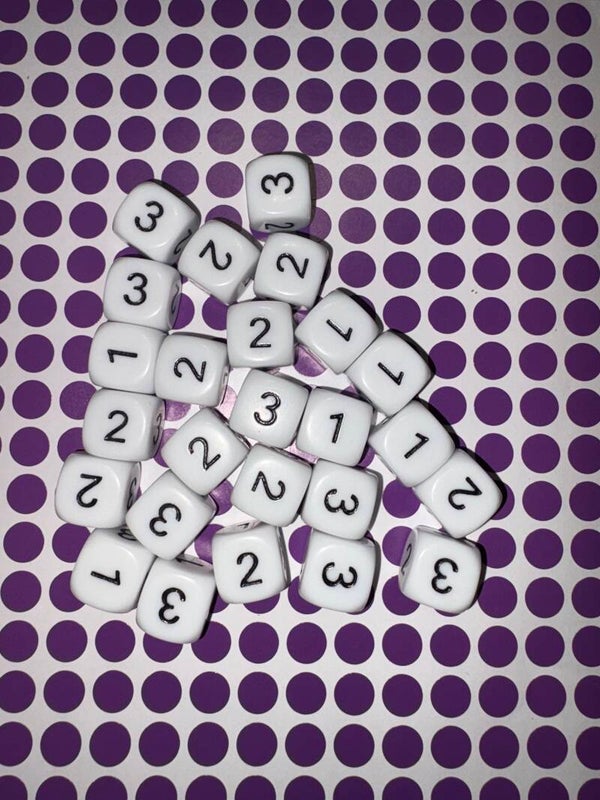 Einfacher Würfel 1-3