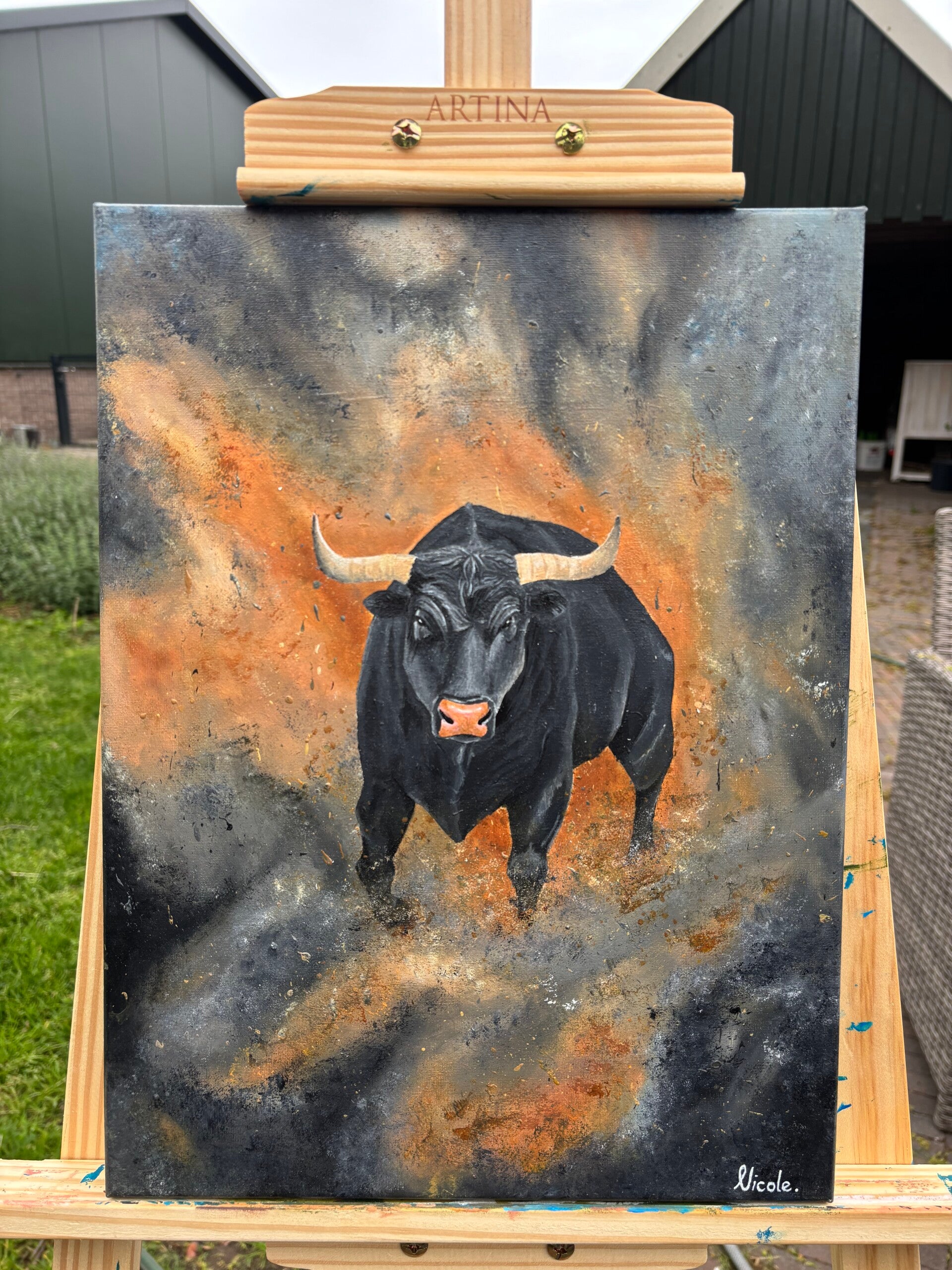Bull from the dust.
