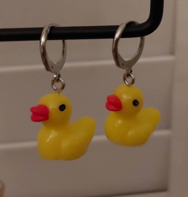oorbellen met eendjes