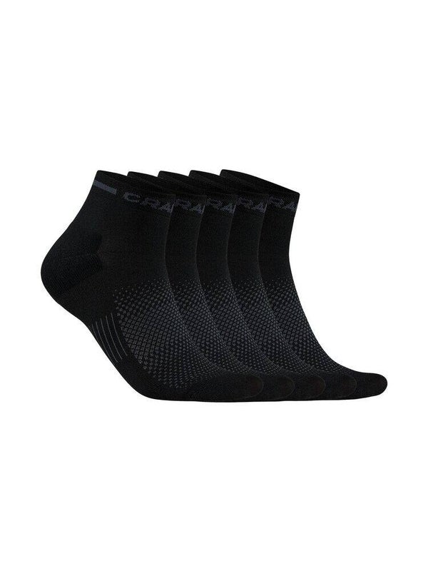 CRAFT CORE Dry Mid Sock 5-Pack schwarz