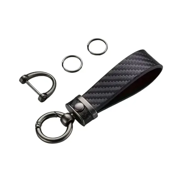 Carbon Keychain – Edler Schlüsselanhänger aus Edelstahl & Carbon-Look