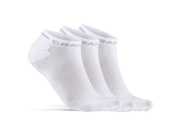 CRAFT CORE Dry Shaftless Sock 3-Pack weiss