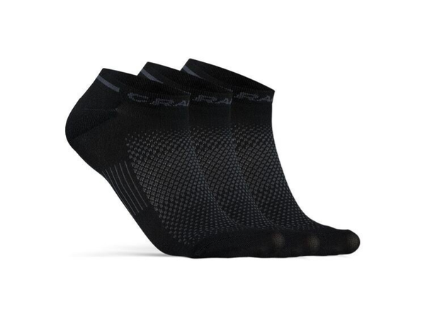 CRAFT CORE Dry Shaftless Sock 3-Pack schwarz