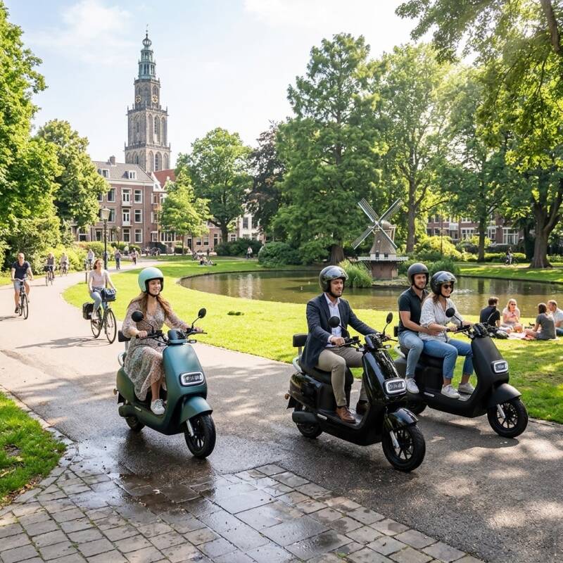 Heerlijk touren in de natuur op de IVA E-GO S1