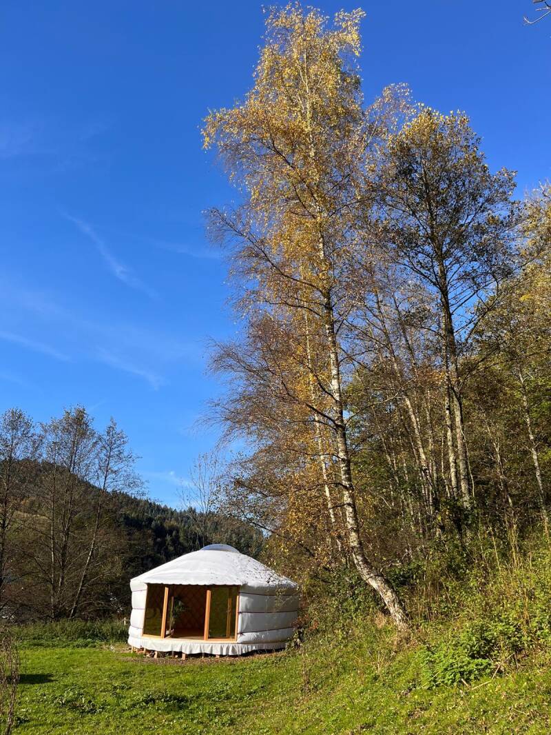 Unsere Jurte im Dreisamtal bei Freiburg